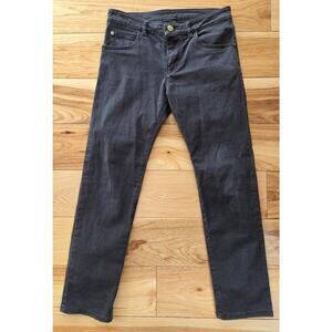 Ferrari Spa Vintage Black Skinny Lag Jeans - Made in Italy - EU Sz 9/10